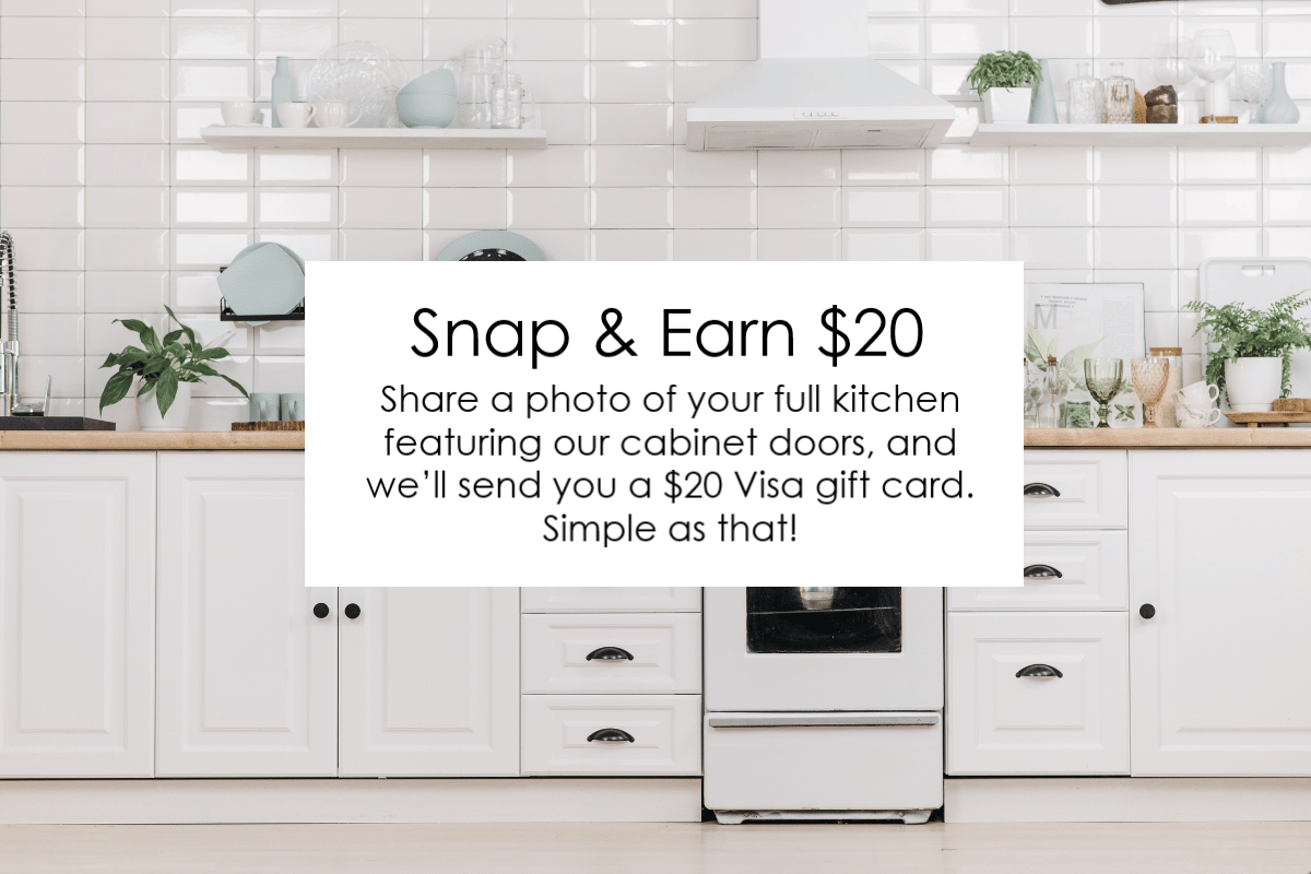 Earn $20 at cabinetdoors.com