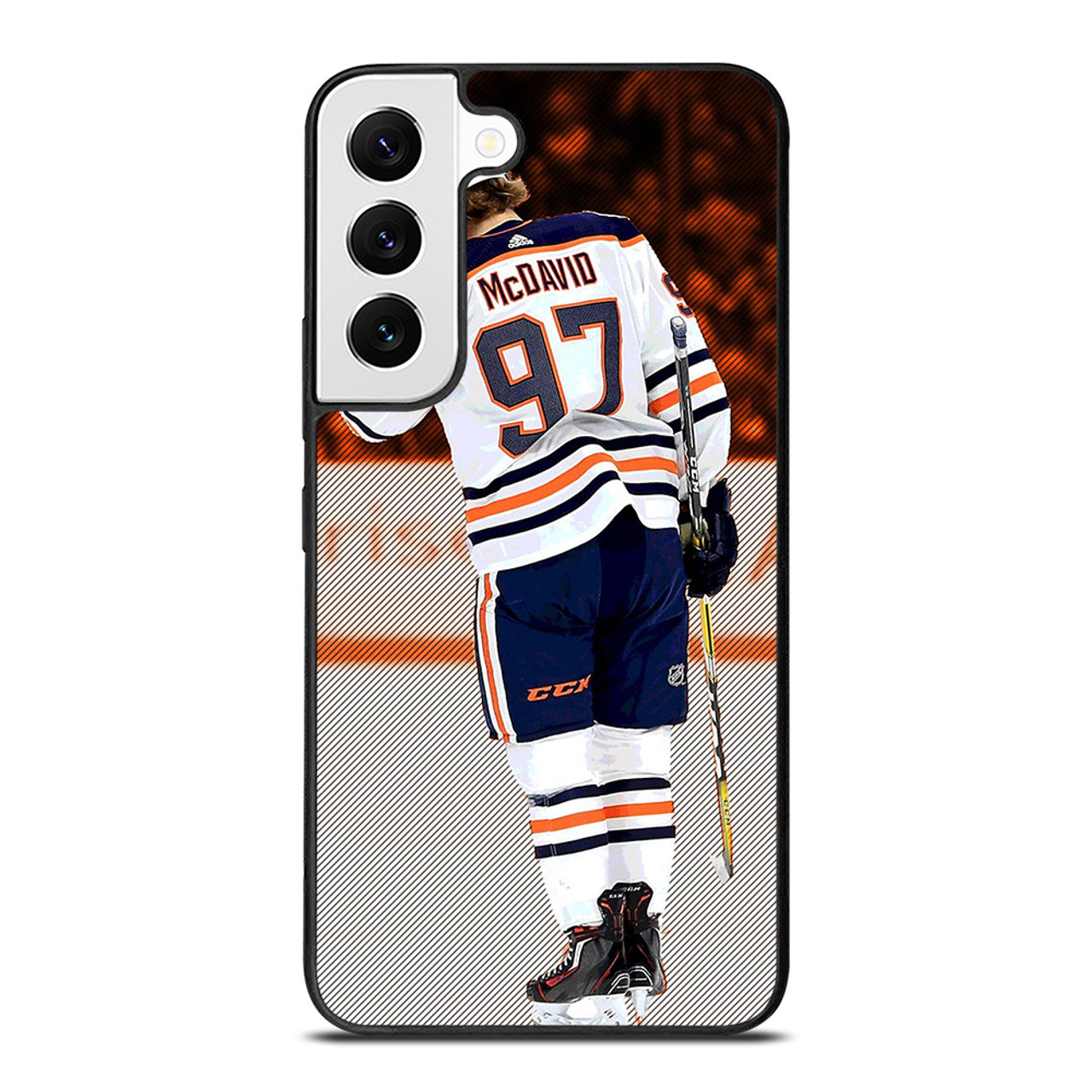 Edmonton Oilers Connor McDavid Home Jersey Back iPhone Case 11,X