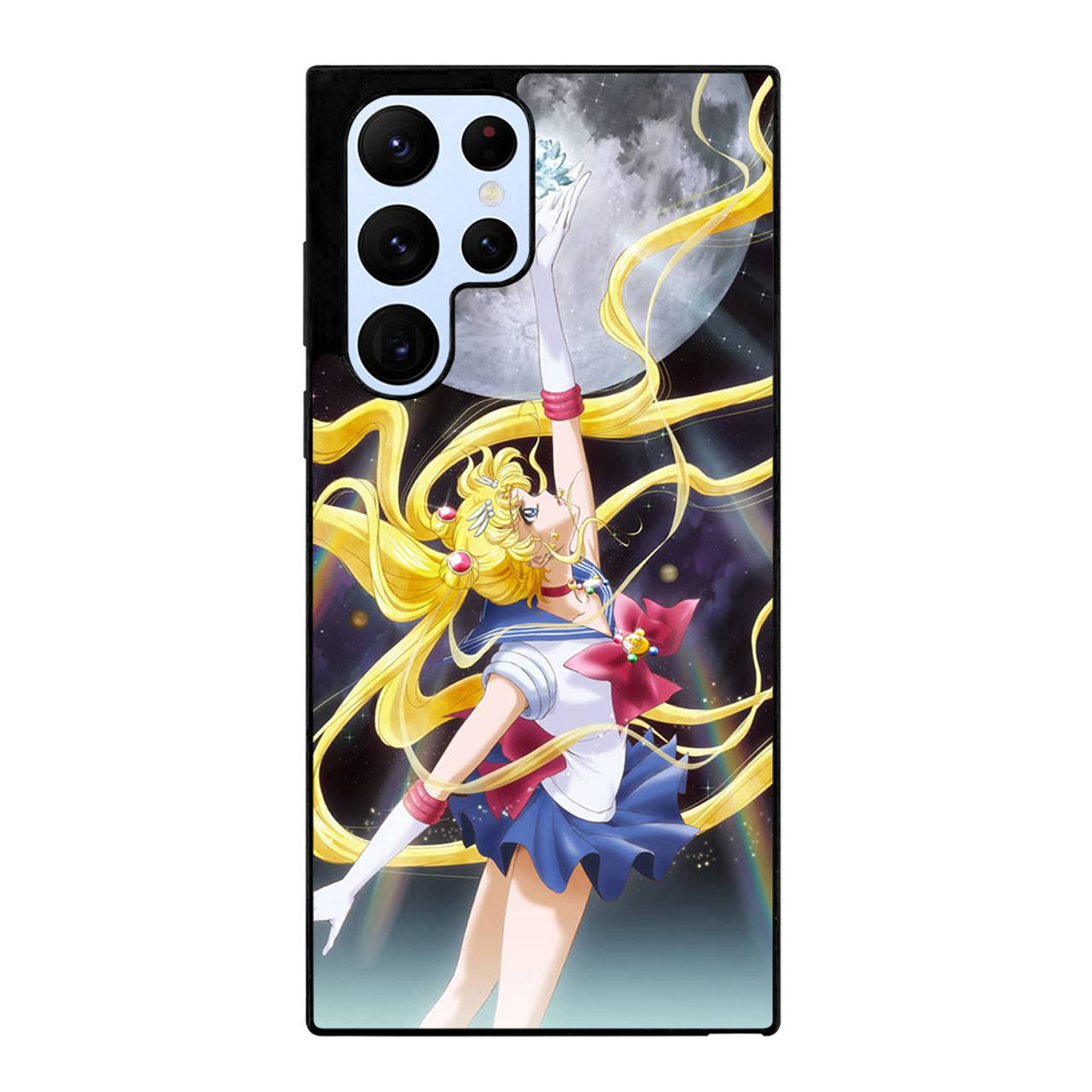 Cheap Red Sun Japanese Anime Phone Case For Samsung Galaxy S22 Pro S21 S20  FE Ultra S10 Lite S10 S10E S9 S8 Plus Soft TPU Black Cover | Joom