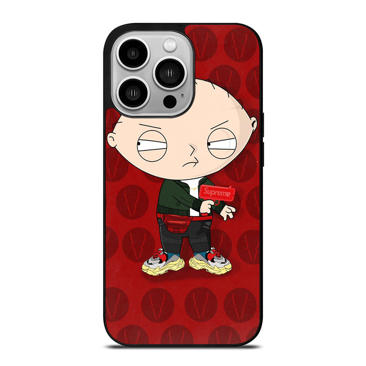 SUPREME GRIFFIN FAMILY GUY iPhone 14 Pro Case Cover