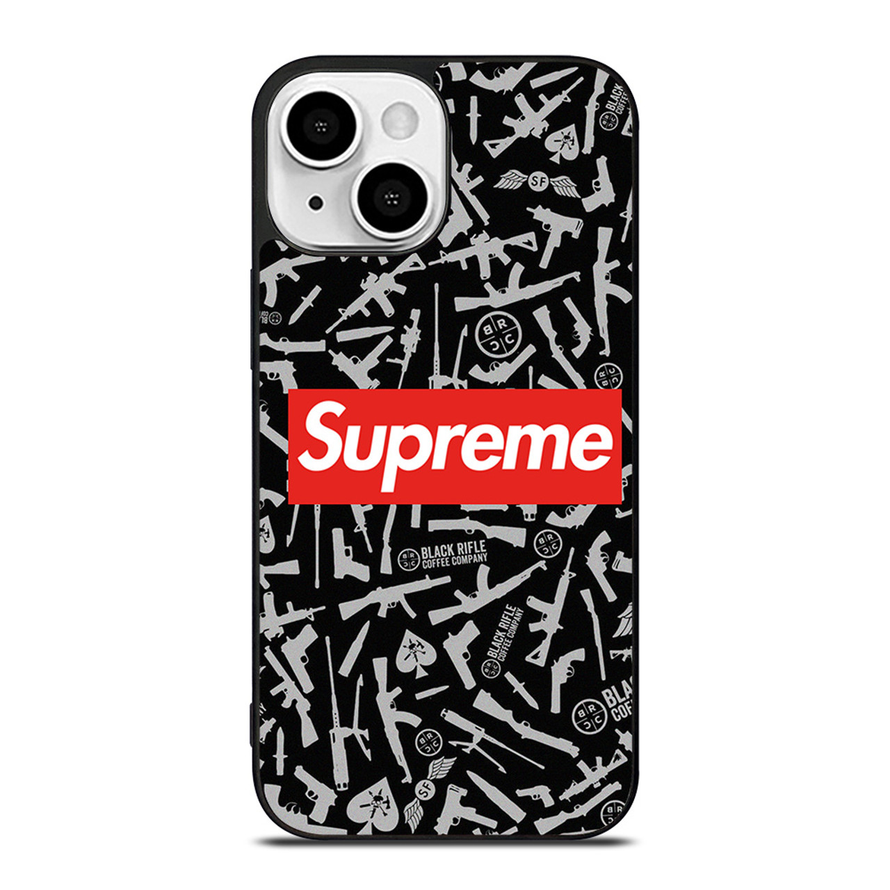 大人気定番込 supreme iPhone case ブラック iPhoneケース