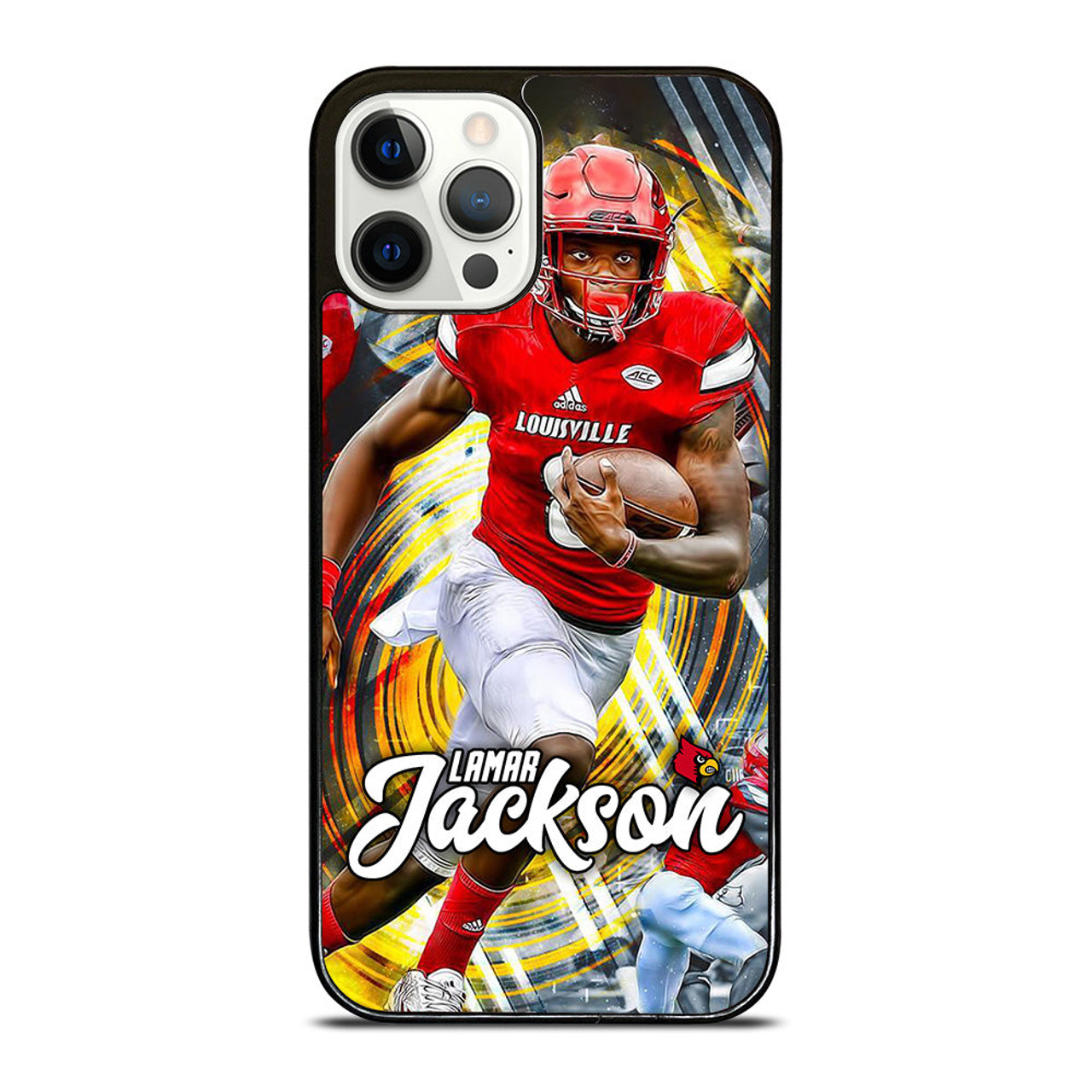 LAMAR JACKSON LOUISVILLE CARDINALS iPhone 12 Pro Max Case Cover