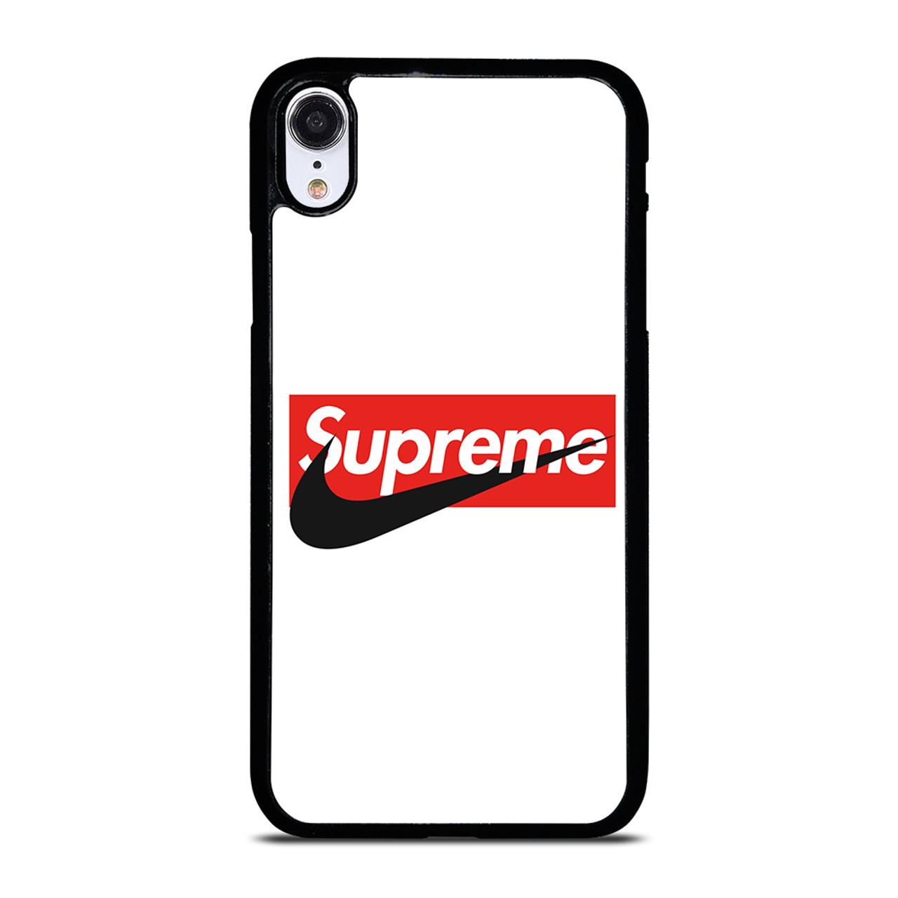 SUPREME X NIKE LOGO iPhone XR Case Cover