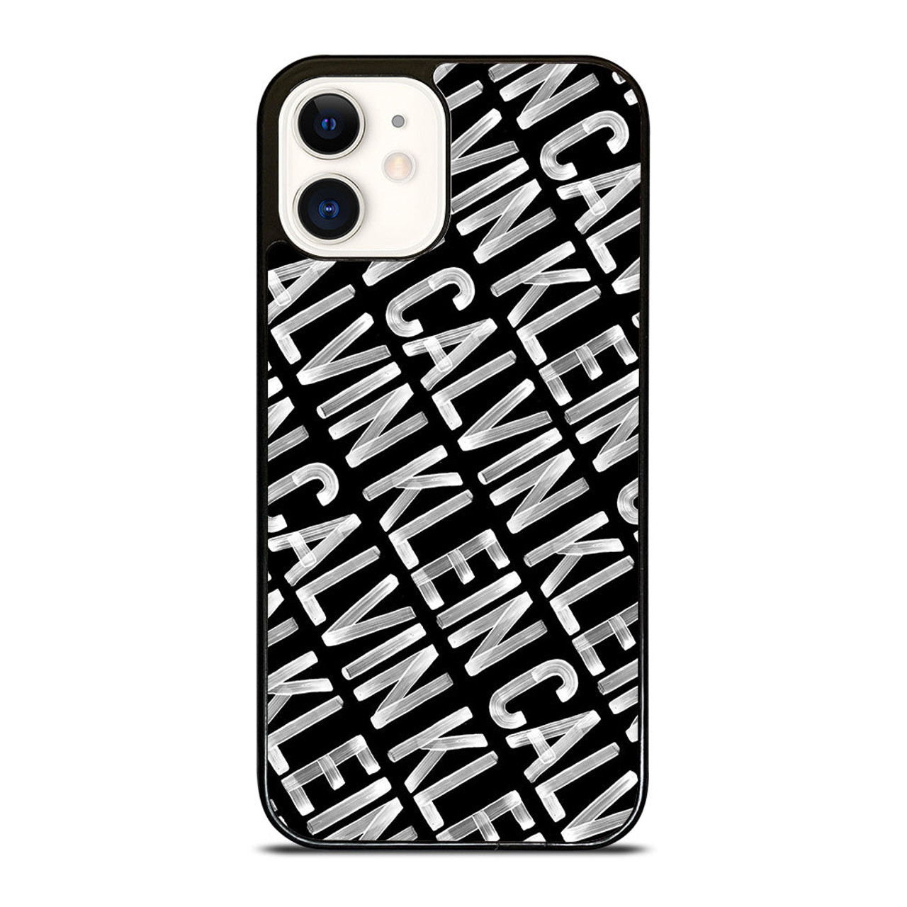 KLEIN LOGO PATTERN iPhone 12 Cover