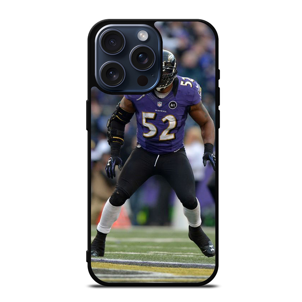 RAY LEWIS BALTIMORE RAVENS iPhone 15 Pro Max Case Cover