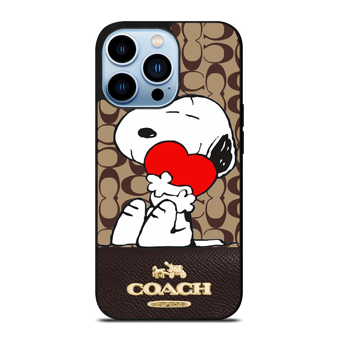 LV Snoopy iPhone 13 Mini Clear Case