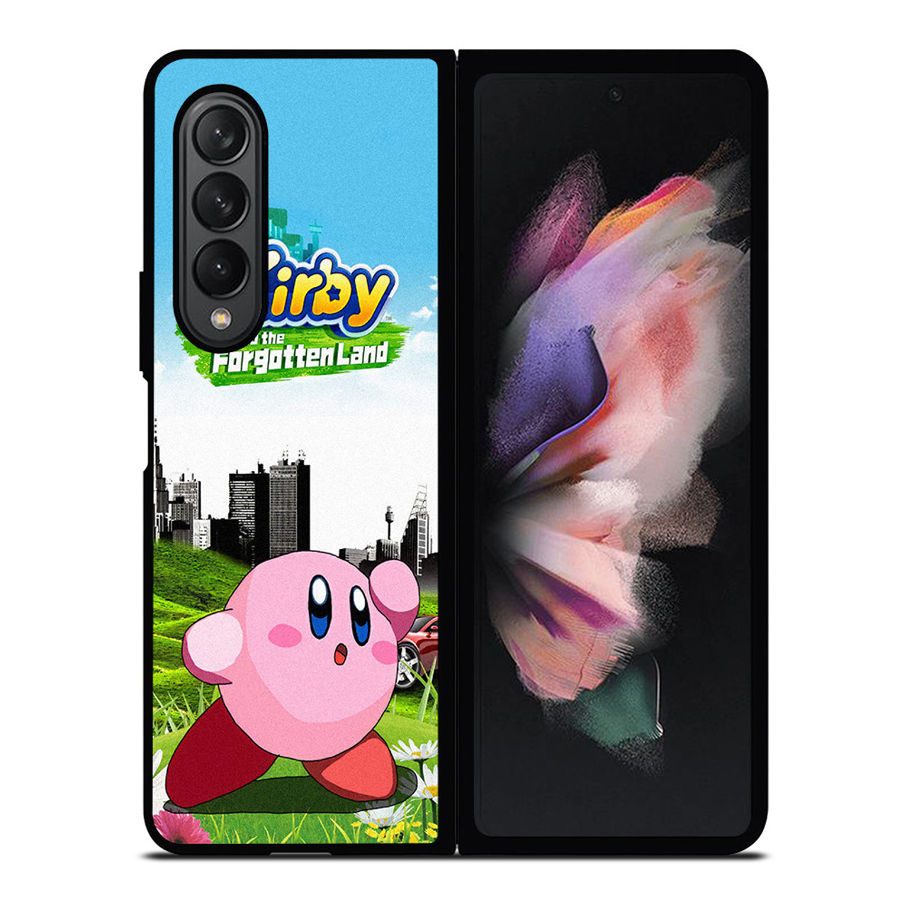 KIRBY AND THE FORGOTTEN LAND GAMES Samsung Galaxy Z Fold 3 Case Cover