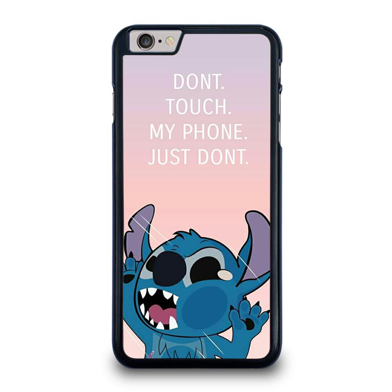 DISNEY STITCH DONT TOUCH MY PHONE iPhone 6 / 6S Plus Case Cover