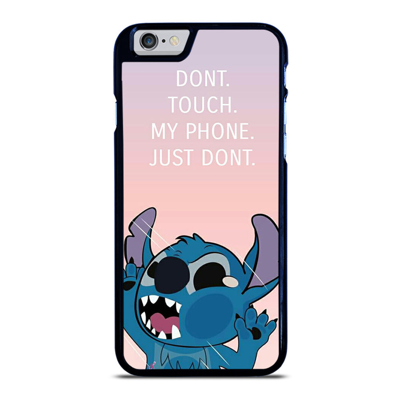 kruipen Trunk bibliotheek Goodwill DISNEY STITCH DONT TOUCH MY PHONE iPhone 6 / 6S Case Cover