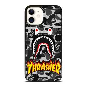 BAPE SHARK SUPREME RED iPhone 15 Case Cover