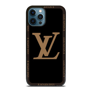 LOUIS VUITTON ROUND BLACK iPhone 12 Pro Case Cover