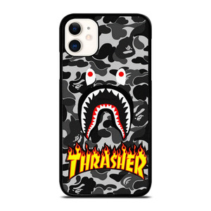 SUPREME BAPE CAMO SHARK iPhone 12 Pro Max Case Cover