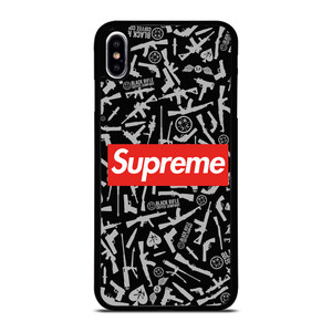 Supreme Black iPhone XS Max Case