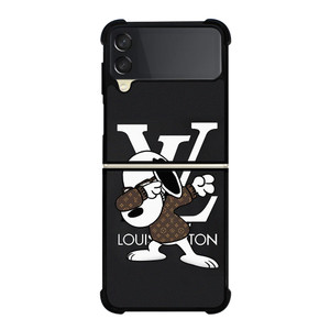 LOUIS VUITTON PATTERN BLACK AND WHITE Samsung Galaxy S23 Plus Case