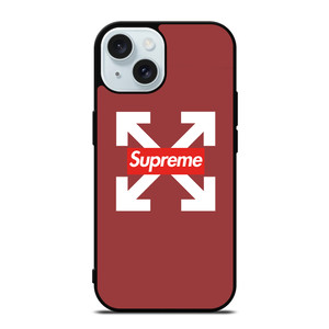 Supreme Off White Coque Cover Case For Apple iPhone 15 Pro Max 14