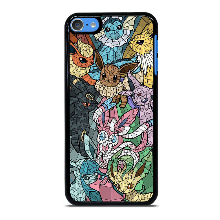 ALL POKEMON EEVEE MOZAIC iPod Touch 7 Case Cover
