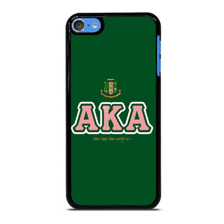 AKA PINK AND GREEN SIMPLE LOGO iPod Touch 7 Case Cover