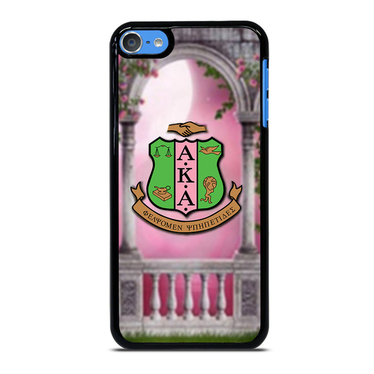 AKA PINK AND GREEN LOGO iPod Touch 7 Case Cover