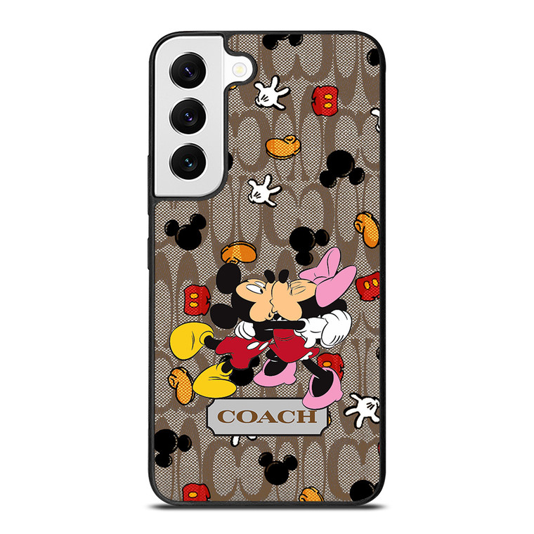 COACH MICKEY MINNIE MOUSE KISS  Samsung Galaxy S22 Case Cover