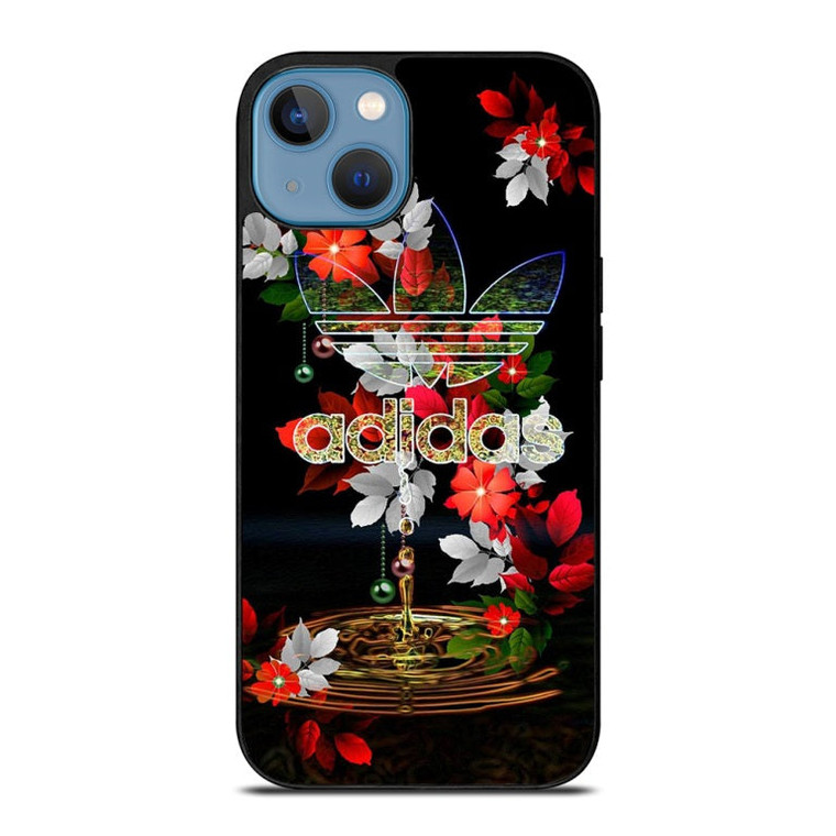 ADIDAS FLOWER PATTERN iPhone 13 Case Cover