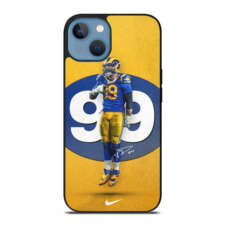 AARON DONALD 99 LOS ANGELES RAMS  iPhone 13 Case Cover