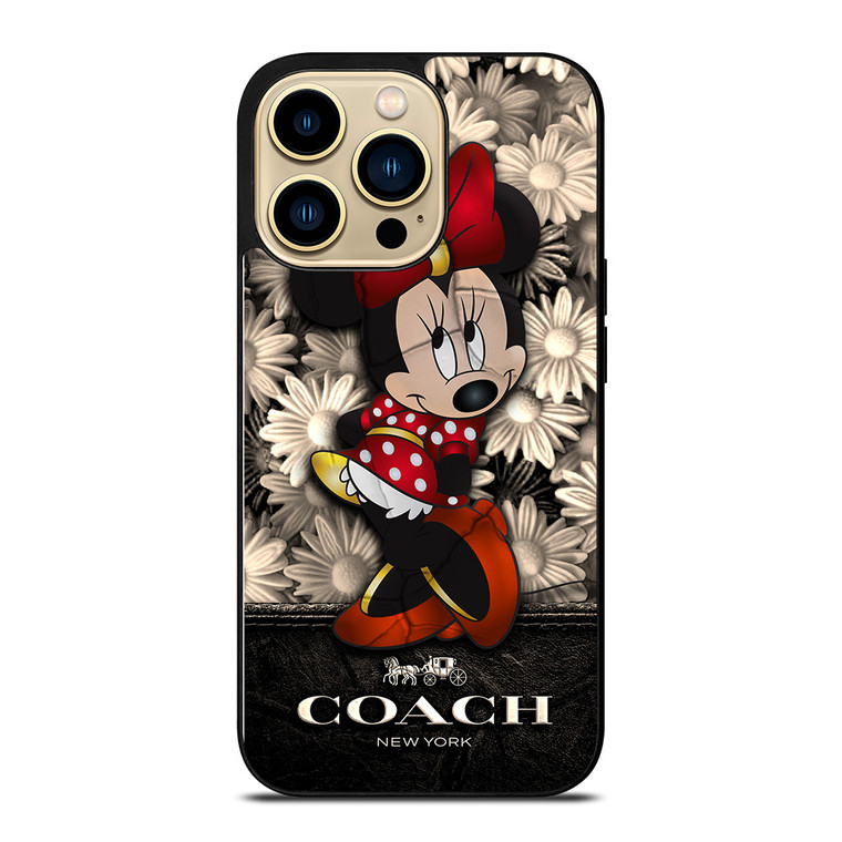 COACH FLOWER MINNIE MOUSE iPhone 14 Pro Max Case Cover