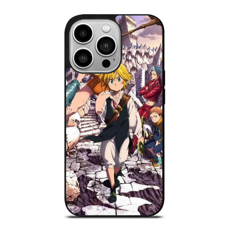 7 DEADLY SINS MELIODAS AND FRIEND iPhone 14 Pro Case Cover