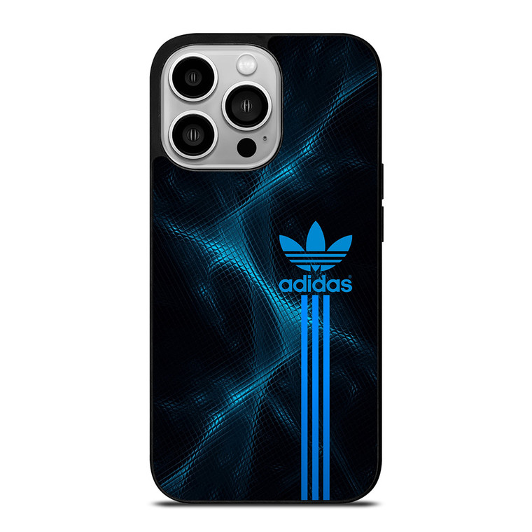 ADIDAS LOGO ABSTRACT BLUE LIGHT iPhone 14 Pro Case Cover