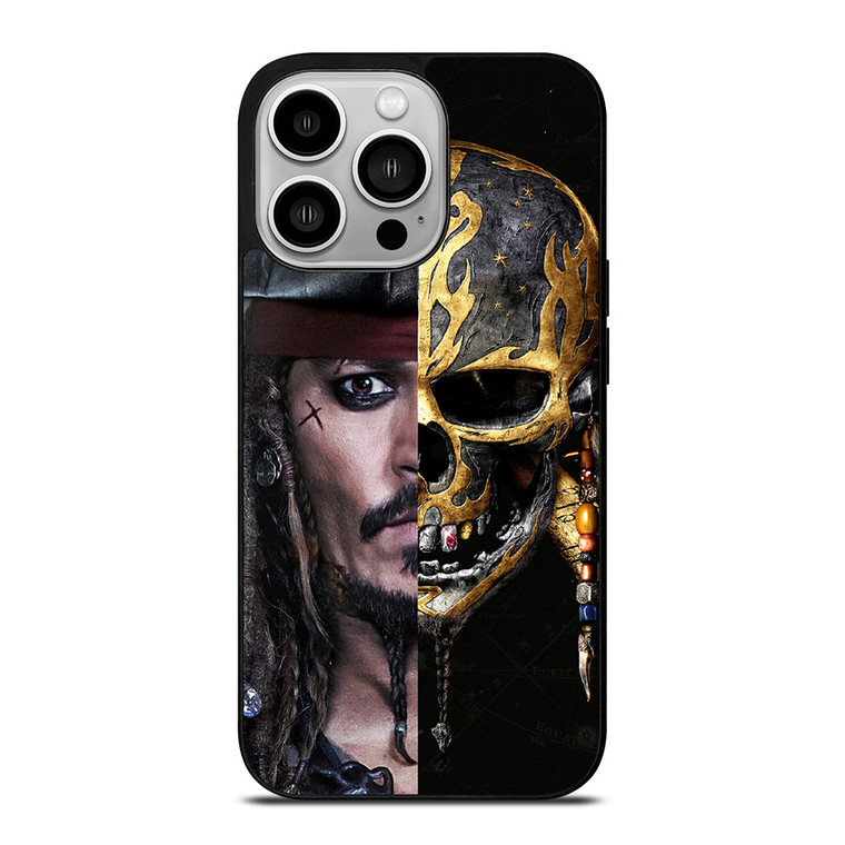 JACK SPARROW PIRATES OF THE CARIBBEAN SKULL iPhone 14 Pro Case Cover