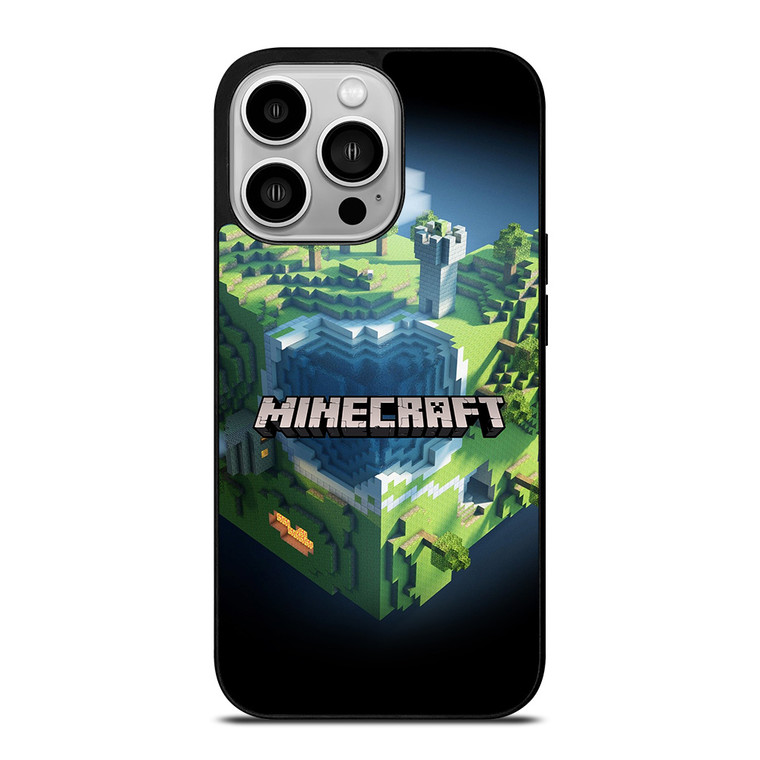 MINECRAFT GAME WORLD LOGO iPhone 14 Pro Case Cover