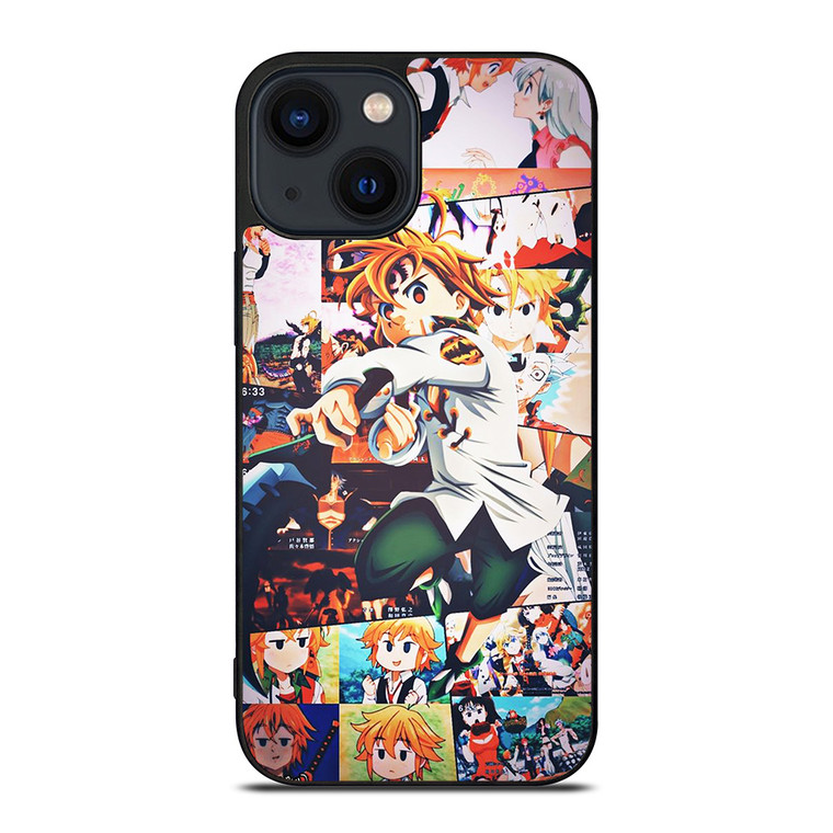 7 DEADLY SINS MELIODAS COLLAGE iPhone 14 Plus Case Cover