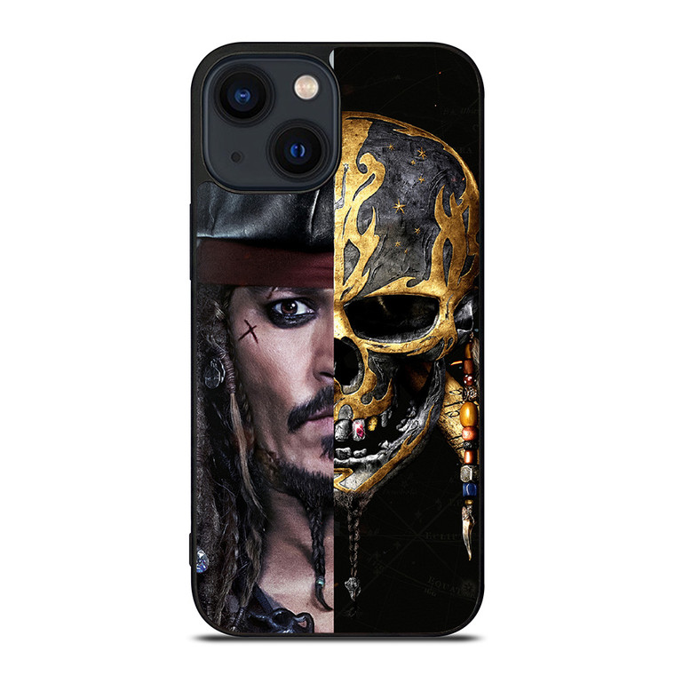 JACK SPARROW PIRATES OF THE CARIBBEAN SKULL iPhone 14 Plus Case Cover