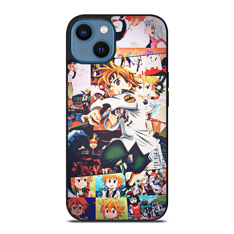 7 DEADLY SINS MELIODAS COLLAGE iPhone 14 Case Cover