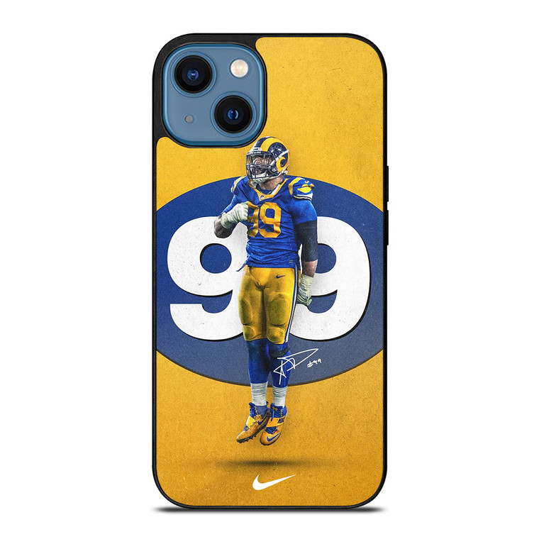 AARON DONALD 99 LOS ANGELES RAMS  iPhone 14 Case Cover