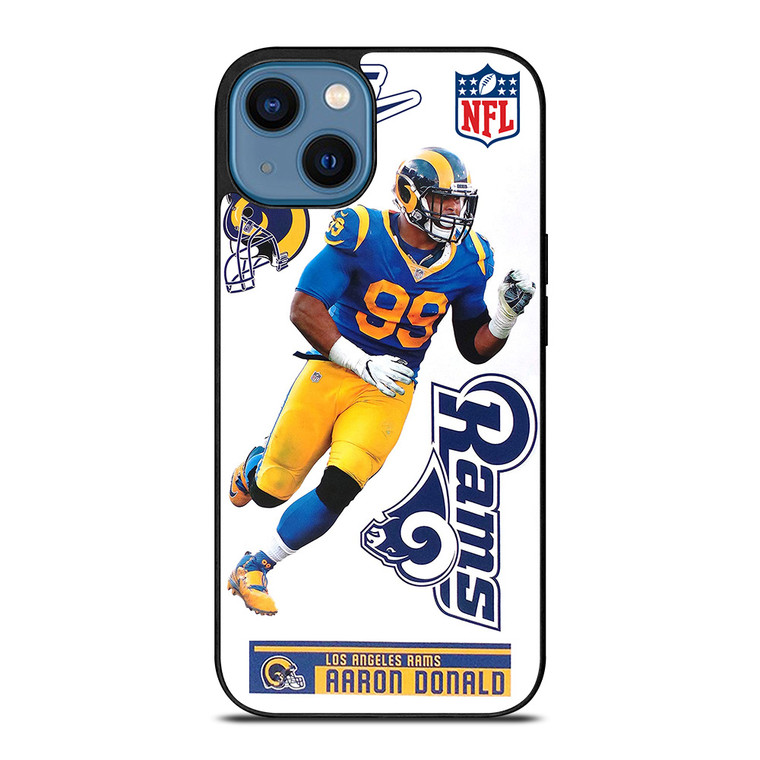AARON DONALD LOS ANGELES RAMS NFL iPhone 14 Case Cover