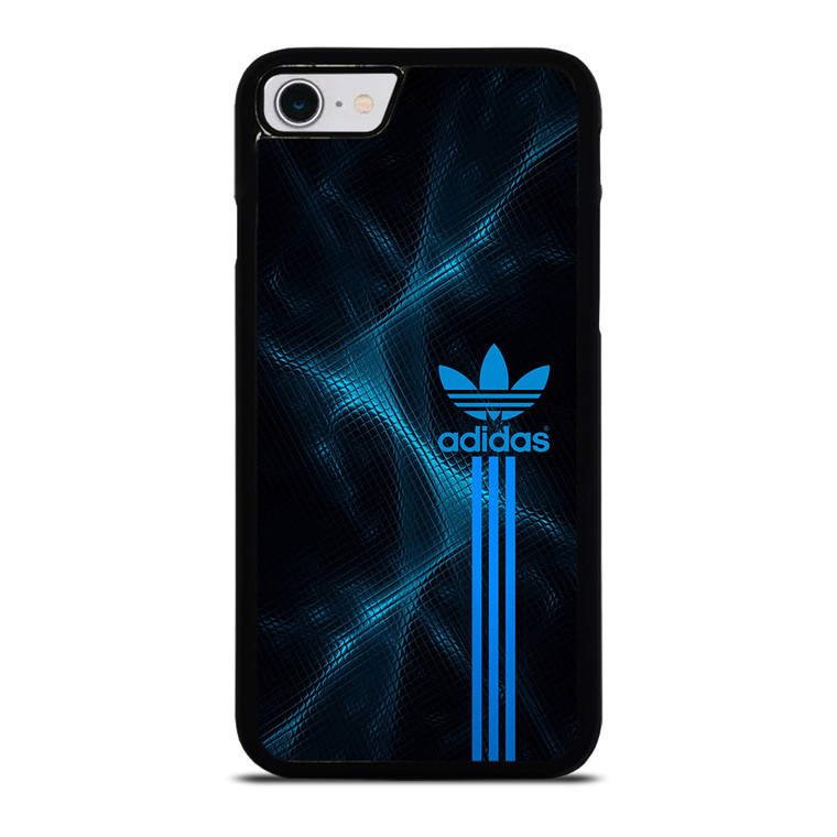 ADIDAS LOGO ABSTRACT BLUE LIGHT iPhone SE 2022 Case Cover