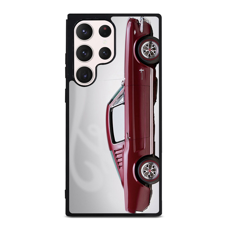 1965 FORD MUSTANG RED CAR Samsung Galaxy S23 Ultra Case Cover