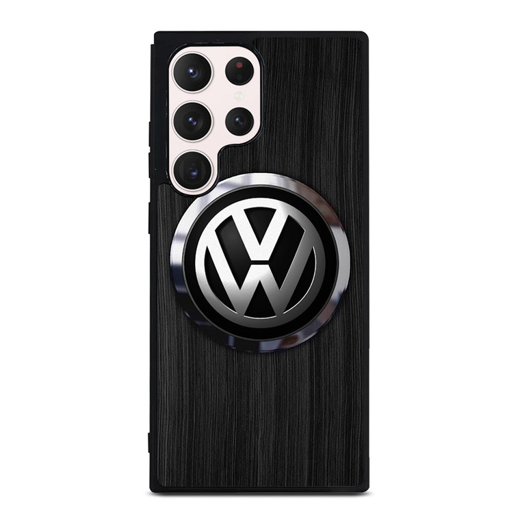 VW VOLKSWAGEN WOODEN EMBLEM Samsung Galaxy S23 Ultra Case Cover