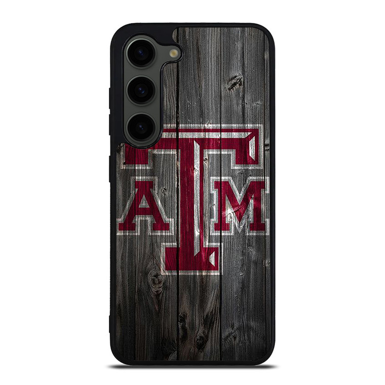 TEXAS AGGIES WOODEN LOGO Samsung Galaxy S23 Plus Case Cover