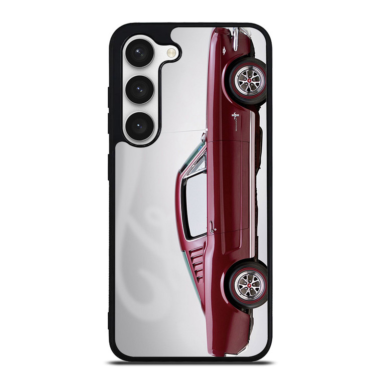 1965 FORD MUSTANG RED CAR  Samsung Galaxy S23 Case Cover