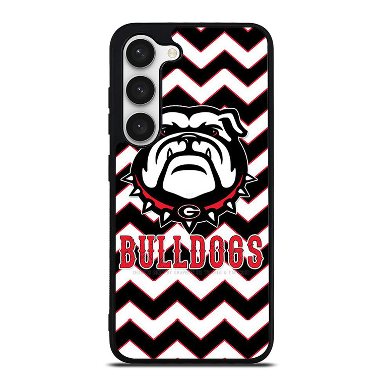 UGA GEORGIA BULLDOGS STRIPE LOGO  Samsung Galaxy S23 Case Cover