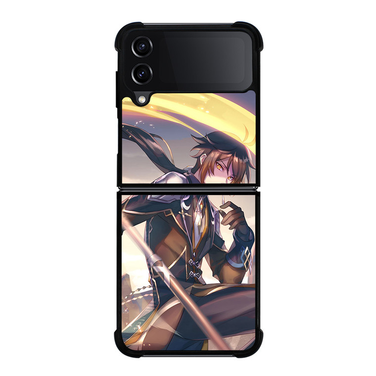 ZHONGLI GENSHIN IMPACT 2 Samsung Galaxy Z Flip 4 Case Cover