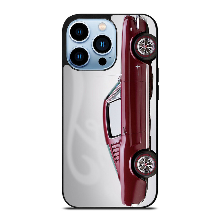 1965 FORD MUSTANG RED CAR iPhone 13 Pro Max Case Cover