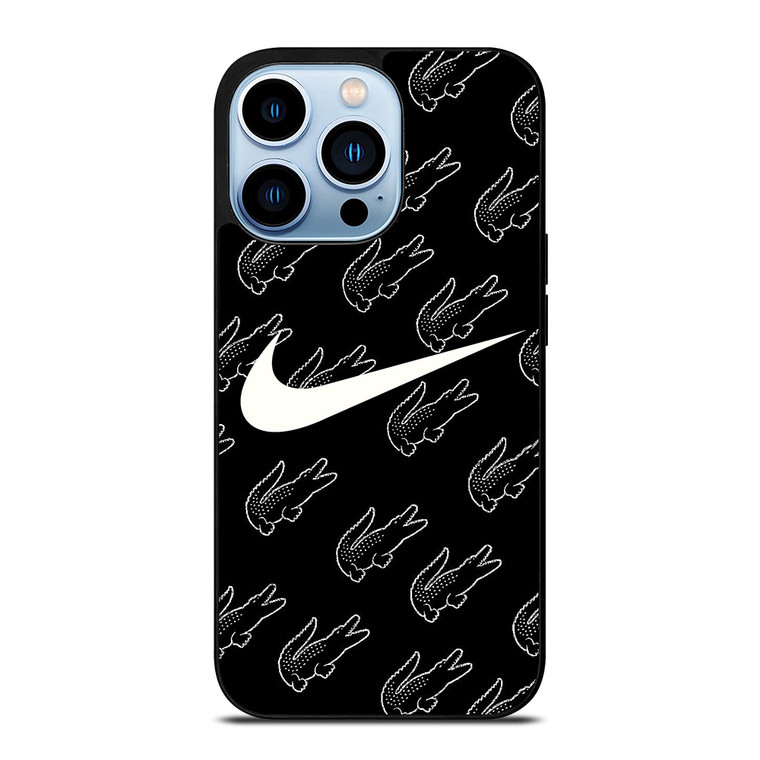 NIKE X LACOSTE PATTERN iPhone 13 Pro Max Case Cover