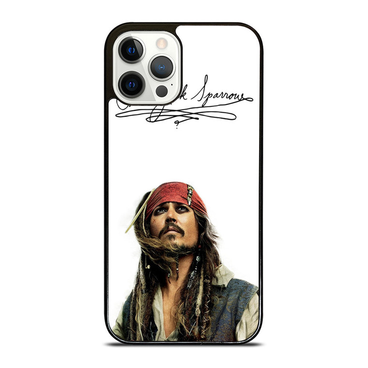 JACK SPARROW SIGNATURE PIRATES OF THE CARIBBEAN  iPhone 12 Pro Case Cover