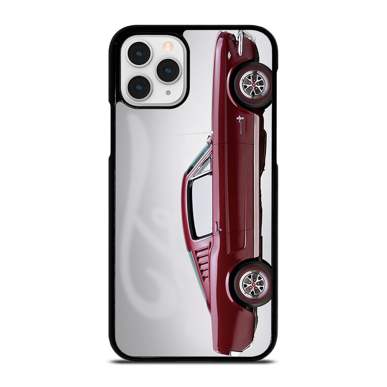 1965 FORD MUSTANG RED CAR iPhone 11 Pro Case Cover