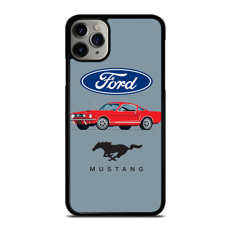 1965 FORD MUSTANG ILLUSTRATION.jpg iPhone 11 Pro Max Case Cover