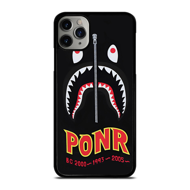 BAPE BATHING APE X PONR.jpg iPhone 11 Pro Max Case Cover