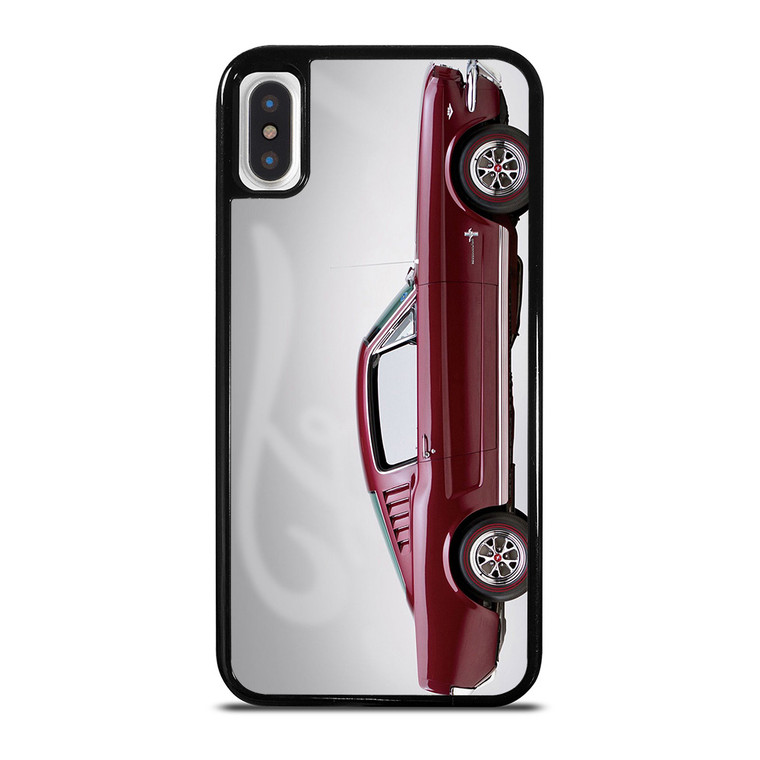 1965 FORD MUSTANG RED CAR.jpg iPhone X / XS Case Cover
