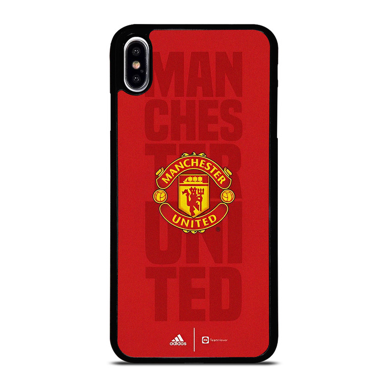 MANCHESTER UNITED FC ADIDAS LOGO iPhone XS Max Case Cover